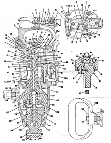 Page A Diagram and Parts List for CP0610GALEL T018041 Chicago Pneumatic Wrench